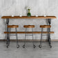 1/4/7 Pieces Modern Rectangular Pub Table Set Wooden Counter Table with Backless Stools Clearhalo 'Bar Furniture' 'furn' 'furn_home_bar_bar_sets' 'Furniture' 'Home Bars & Bar Sets' 'home_bar_bar_sets' 'Kitchen & Dining Furniture' 5899326