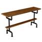 1/4/7 Pieces Modern Rectangular Pub Table Set Wooden Counter Table with Backless Stools Clearhalo 'Bar Furniture' 'furn' 'furn_home_bar_bar_sets' 'Furniture' 'Home Bars & Bar Sets' 'home_bar_bar_sets' 'Kitchen & Dining Furniture' 5899333