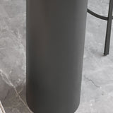 Modern 1/3 Pieces Bar Table Set Stone Counter Table with Stools for Living Room