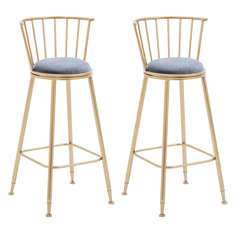 Glam 1/2/4/7-delige bartafelset Rechthoekige bartafel met metalen hoge krukken