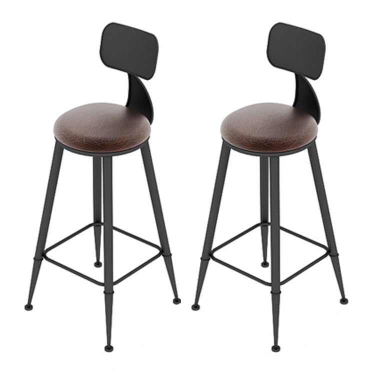 Industrial Wood Bar Table Set 1/2/7 Pieces Rectangular Counter Set for Home Use Brown 30"H Stools (Set of 2) Clearhalo 'Bar Furniture' 'furn' 'furn_home_bar_bar_sets' 'Furniture' 'Home Bars & Bar Sets' 'home_bar_bar_sets' 'Kitchen & Dining Furniture' 5899453