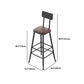 Industrial Wood Bar Table Set 1/2/7 Pieces Rectangular Counter Set for Home Use Clearhalo 'Bar Furniture' 'furn' 'furn_home_bar_bar_sets' 'Furniture' 'Home Bars & Bar Sets' 'home_bar_bar_sets' 'Kitchen & Dining Furniture' 5899467