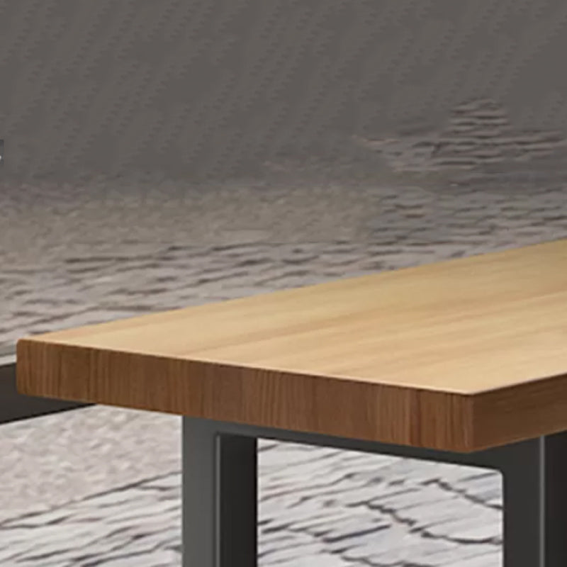 Modern Bar Table Set 1/7 Pieces Rectangle Wood Counter Table with Stools for Balcony Clearhalo 'Bar Furniture' 'furn' 'furn_home_bar_bar_sets' 'Furniture' 'Home Bars & Bar Sets' 'home_bar_bar_sets' 'Kitchen & Dining Furniture' 5899475