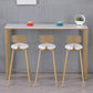 Glam Indoor 1/2/3/4/9 Pub Dining Set Pieces Rectangle White Marble Bistro Set 4 Pieces: Table, 3 Stools Clearhalo 'Bar Furniture' 'furn' 'furn_home_bar_bar_sets' 'Furniture' 'Home Bars & Bar Sets' 'home_bar_bar_sets' 'Kitchen & Dining Furniture' 5899534