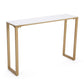 Glam Indoor 1/2/3/4/9 Pub Dining Set Pieces Rectangle White Marble Bistro Set White 71"L x 16"W Clearhalo 'Bar Furniture' 'furn' 'furn_home_bar_bar_sets' 'Furniture' 'Home Bars & Bar Sets' 'home_bar_bar_sets' 'Kitchen & Dining Furniture' 5899535