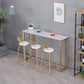Glam Indoor 1/2/3/4/9 Pub Dining Set Pieces Rectangle White Marble Bistro Set Clearhalo 'Bar Furniture' 'furn' 'furn_home_bar_bar_sets' 'Furniture' 'Home Bars & Bar Sets' 'home_bar_bar_sets' 'Kitchen & Dining Furniture' 5899543