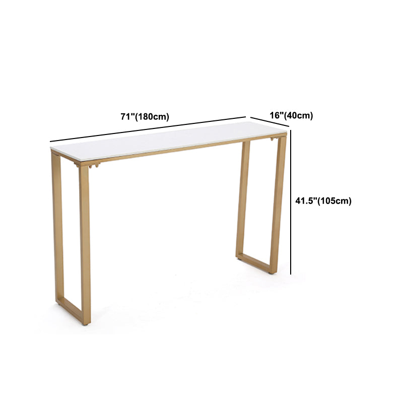 Glam Indoor 1/2/3/4/9 Pub Dining Set Pieces Rectangle White Marble Bistro Set Clearhalo 'Bar Furniture' 'furn' 'furn_home_bar_bar_sets' 'Furniture' 'Home Bars & Bar Sets' 'home_bar_bar_sets' 'Kitchen & Dining Furniture' 5899553