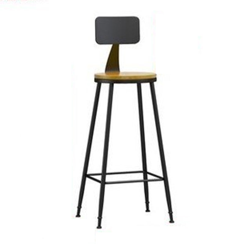 1/4/7 Pieces Modern Rectangular Pub Table Set Wooden Counter Table with High Stools Brown 30"H Stool (Single) Clearhalo 'Bar Furniture' 'furn' 'furn_home_bar_bar_sets' 'Furniture' 'Home Bars & Bar Sets' 'home_bar_bar_sets' 'Kitchen & Dining Furniture' 5899560