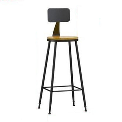 1/4/7 Pieces Modern Rectangular Pub Table Set Wooden Counter Table with High Stools Brown 30"H Stool (Single) Clearhalo 'Bar Furniture' 'furn' 'furn_home_bar_bar_sets' 'Furniture' 'Home Bars & Bar Sets' 'home_bar_bar_sets' 'Kitchen & Dining Furniture' 5899560