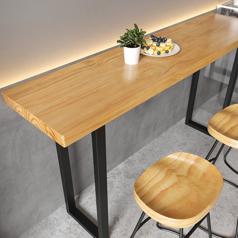 1/4/7 Pieces Modern Rectangular Pub Table Set Wooden Counter Table with High Stools Clearhalo 'Bar Furniture' 'furn' 'furn_home_bar_bar_sets' 'Furniture' 'Home Bars & Bar Sets' 'home_bar_bar_sets' 'Kitchen & Dining Furniture' 5899562