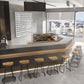 1/4/7 Pieces Modern Rectangular Pub Table Set Wooden Counter Table with High Stools Clearhalo 'Bar Furniture' 'furn' 'furn_home_bar_bar_sets' 'Furniture' 'Home Bars & Bar Sets' 'home_bar_bar_sets' 'Kitchen & Dining Furniture' 5899572