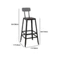 1/4/7 Pieces Modern Rectangular Pub Table Set Wooden Counter Table with High Stools Clearhalo 'Bar Furniture' 'furn' 'furn_home_bar_bar_sets' 'Furniture' 'Home Bars & Bar Sets' 'home_bar_bar_sets' 'Kitchen & Dining Furniture' 5899578
