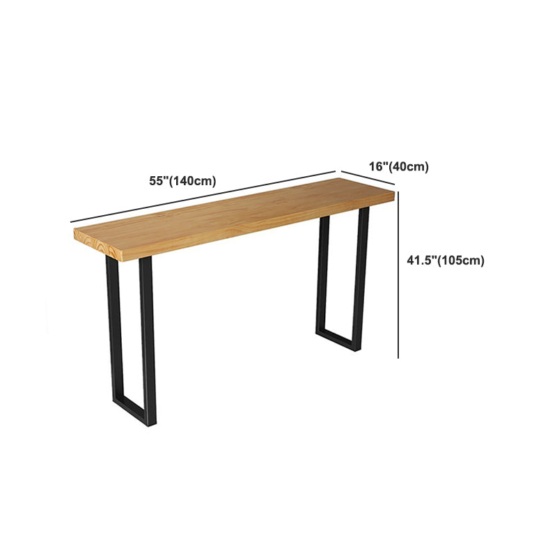 1/4/7 Pieces Modern Rectangular Pub Table Set Wooden Counter Table with High Stools Clearhalo 'Bar Furniture' 'furn' 'furn_home_bar_bar_sets' 'Furniture' 'Home Bars & Bar Sets' 'home_bar_bar_sets' 'Kitchen & Dining Furniture' 5899581