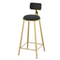 Glam Juego de mesa de bar de 1/3 piezas, mesa rectangular de piedra con taburetes para sala de estar