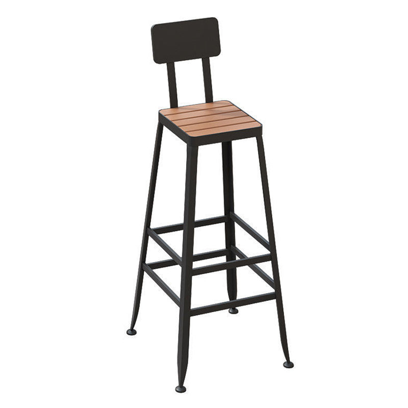Modern Table Set 1/4/5 Pieces Bar Rectangle Bar Table with Metal High Stools for Kitchen Clearhalo 'Bar Furniture' 'furn' 'furn_home_bar_bar_sets' 'Furniture' 'Home Bars & Bar Sets' 'home_bar_bar_sets' 'Kitchen & Dining Furniture' 5899617