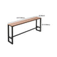 Modern Table Set 1/4/5 Pieces Bar Rectangle Bar Table with Metal High Stools for Kitchen Clearhalo 'Bar Furniture' 'furn' 'furn_home_bar_bar_sets' 'Furniture' 'Home Bars & Bar Sets' 'home_bar_bar_sets' 'Kitchen & Dining Furniture' 5899619