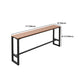 Modern Table Set 1/4/5 Pieces Bar Rectangle Bar Table with Metal High Stools for Kitchen Clearhalo 'Bar Furniture' 'furn' 'furn_home_bar_bar_sets' 'Furniture' 'Home Bars & Bar Sets' 'home_bar_bar_sets' 'Kitchen & Dining Furniture' 5899622