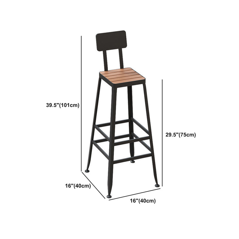 Modern Table Set 1/4/5 Pieces Bar Rectangle Bar Table with Metal High Stools for Kitchen Clearhalo 'Bar Furniture' 'furn' 'furn_home_bar_bar_sets' 'Furniture' 'Home Bars & Bar Sets' 'home_bar_bar_sets' 'Kitchen & Dining Furniture' 5899624