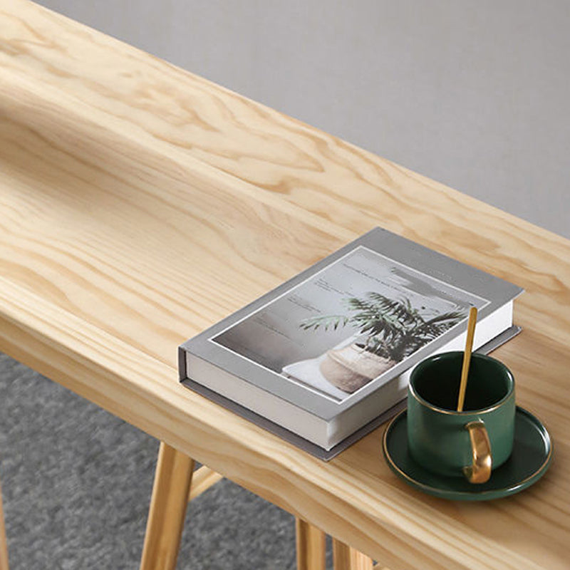 Modernes Bartisch-Set, 1/2/3-teilig, rechteckiger Bartisch mit hohen Holzhockern für die Küche