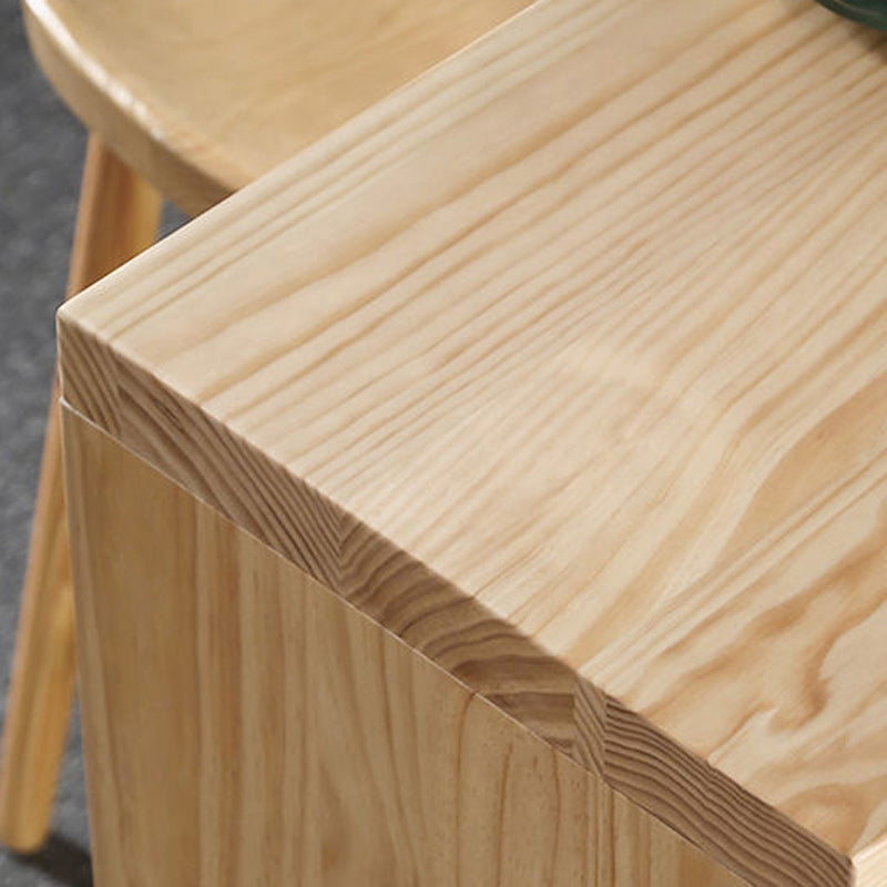 Modernes Bartisch-Set, 1/2/3-teilig, rechteckiger Bartisch mit hohen Holzhockern für die Küche