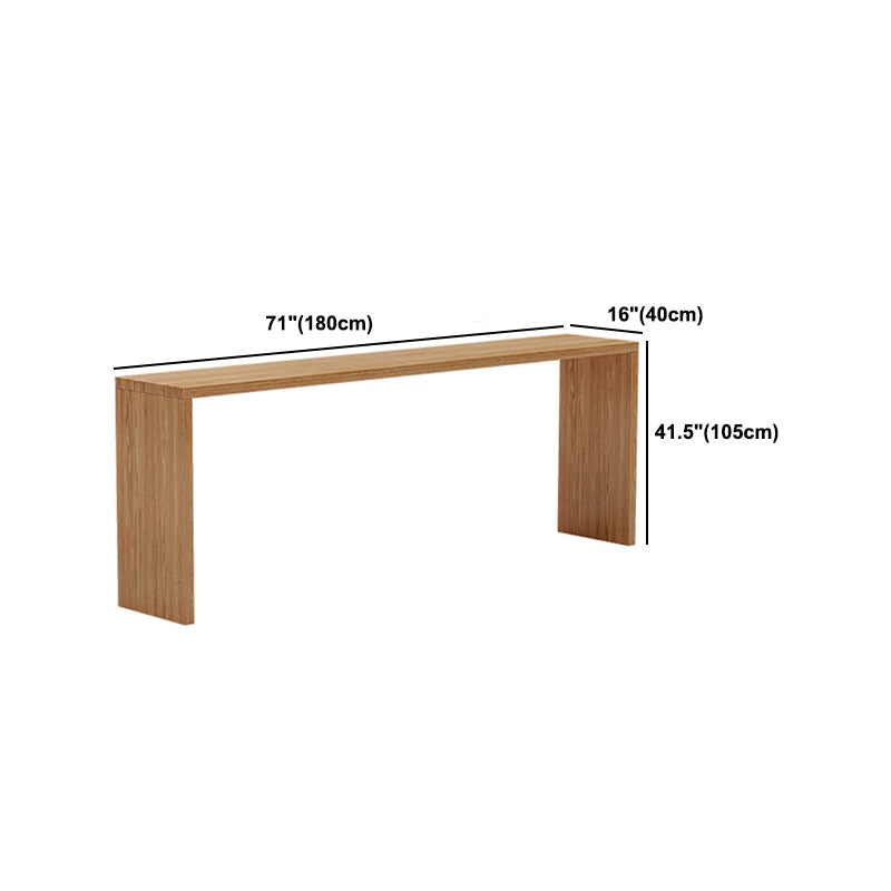 Modernes Bartisch-Set, 1/2/3-teilig, rechteckiger Bartisch mit hohen Holzhockern für die Küche