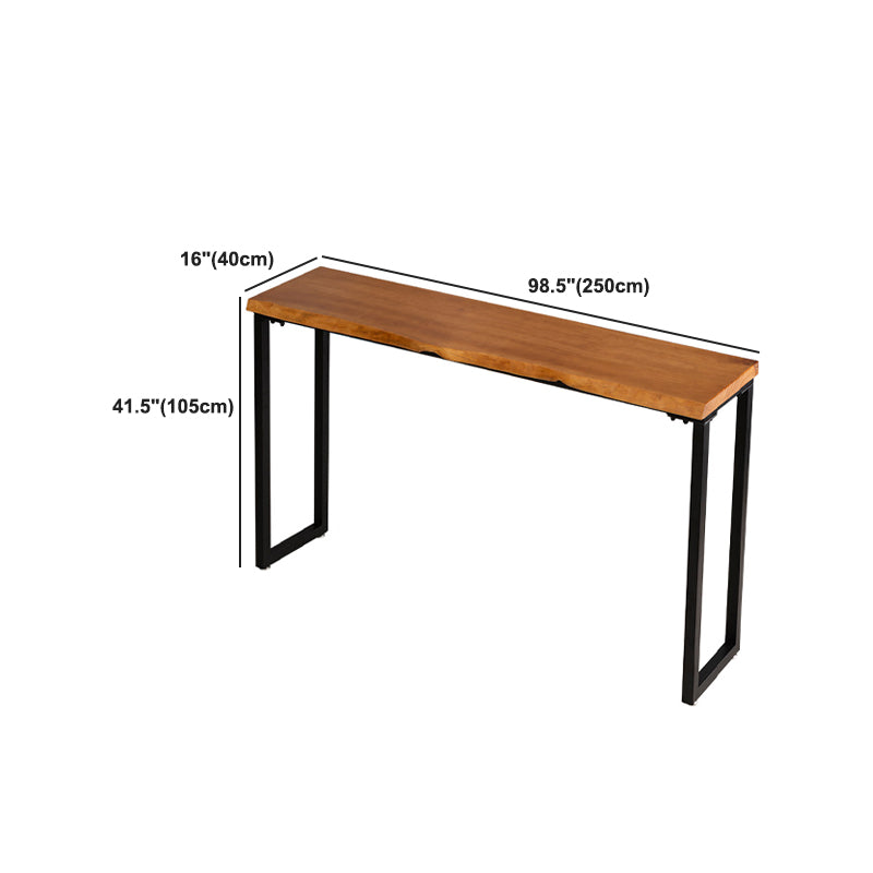 Moderna 1/3/4 Piezas Mesa de barra de barras Rectangle Pine Madera de madera para sala de estar para sala de estar