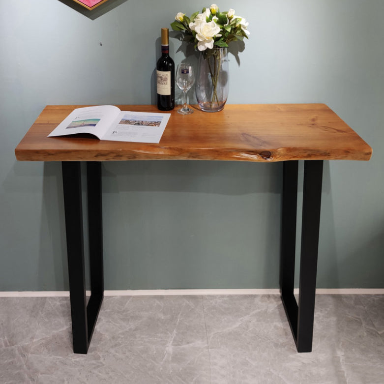 Mesa de pub de barra moderna de interior Juego de mesa 1/2/3/4/6 Piezas Mesa de pubs de madera maciza en natural