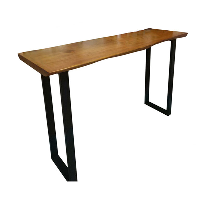 Mesa de pub de barra moderna de interior Juego de mesa 1/2/3/4/6 Piezas Mesa de pubs de madera maciza en natural