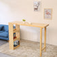 Modern Bar Table Set 1/2/3 Pieces Rectangle Bar Table with Wooden High Stools for Home