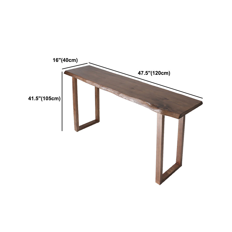 Industrial 1/2/4/5 Pieces Bar Table Set Rectangle Bar Table with Wooden High Stools Clearhalo 'Bar Furniture' 'furn' 'furn_home_bar_bar_sets' 'Furniture' 'Home Bars & Bar Sets' 'home_bar_bar_sets' 'Kitchen & Dining Furniture' 5899735