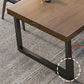 Juego de comedor moderno de 1/10 piezas, mesa de comedor rectangular de madera de pino para cafetería