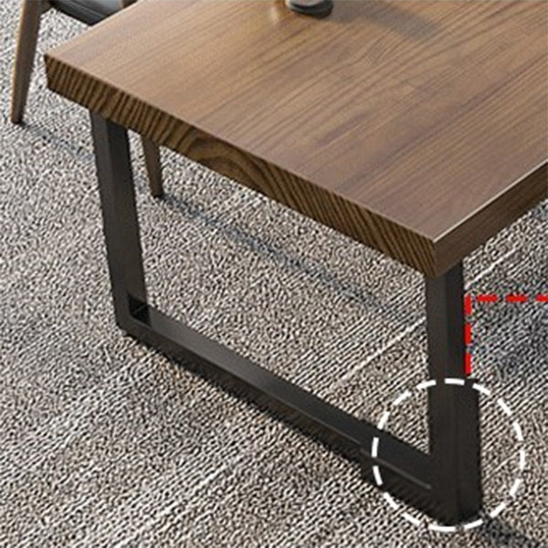 Juego de comedor moderno de 1/10 piezas, mesa de comedor rectangular de madera de pino para cafetería