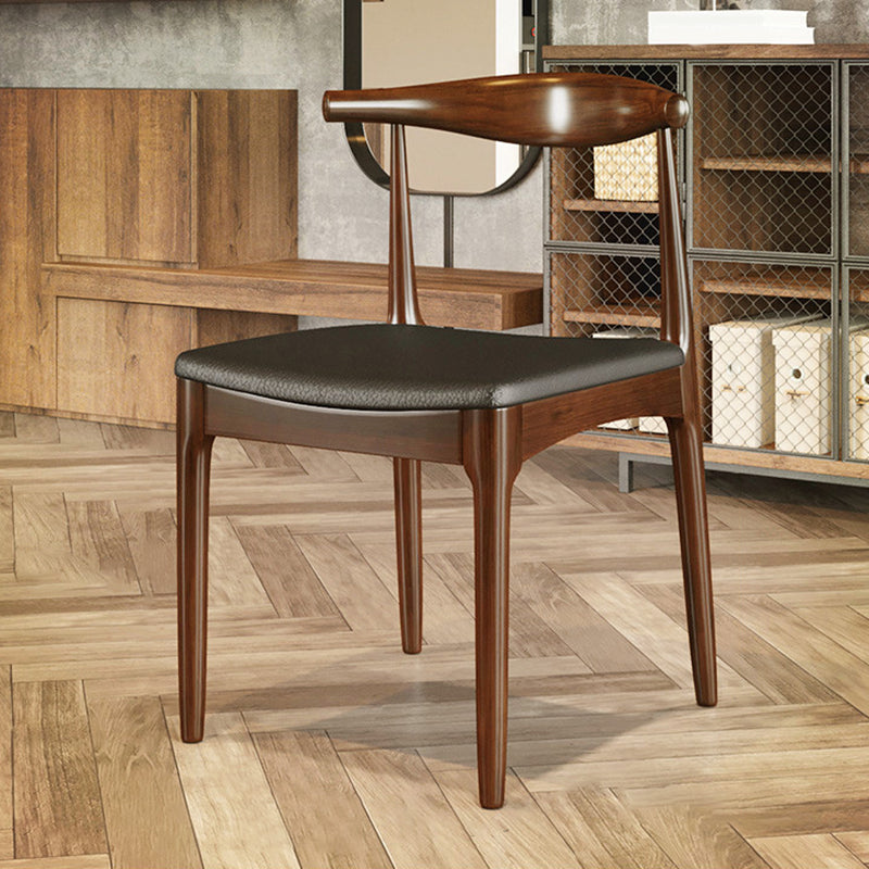 Modern 1/5/7 Pieces Dining Set Rectangle Pine Wood Dining Table for Kitchen 1 Brown Chair Clearhalo 'Dining Room Sets' 'Dining Tables & Seating' 'dining_room_set' 'furn' 'furn_dining_room_set' 'Furniture' 'Kitchen & Dining Furniture' 5899780