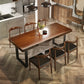 Modern 1/5/7 Pieces Dining Set Rectangle Pine Wood Dining Table for Kitchen