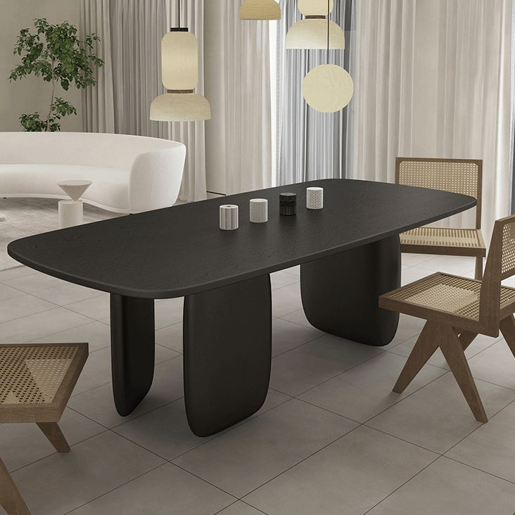 Modern 1/2/4/5 Pieces Dining Set Rectangle Pine Wood Dining Table for Dining Room Kitchen Clearhalo 'Dining Room Sets' 'Dining Tables & Seating' 'dining_room_set' 'furn' 'furn_dining_room_set' 'Furniture' 'Kitchen & Dining Furniture' 5899837