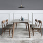 Modern Dining Room Set 1/4/5/6 Pcs Solid Wood Frame Dining Table and Chairs