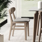 Modern 1/4/5/6 Pieces Rectangle Dining Set Sintered Stone Top Solid Wood Table Set Clearhalo 'Dining Room Sets' 'Dining Tables & Seating' 'dining_room_set' 'furn' 'furn_dining_room_set' 'Furniture' 'Kitchen & Dining Furniture' 5899927