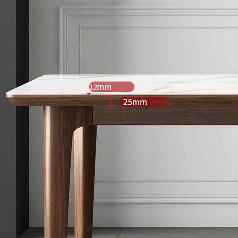 Moderner Stil Sintered Stone Ess -Set Holz 03.03.5/7 Stücke Essset für Essbereiche