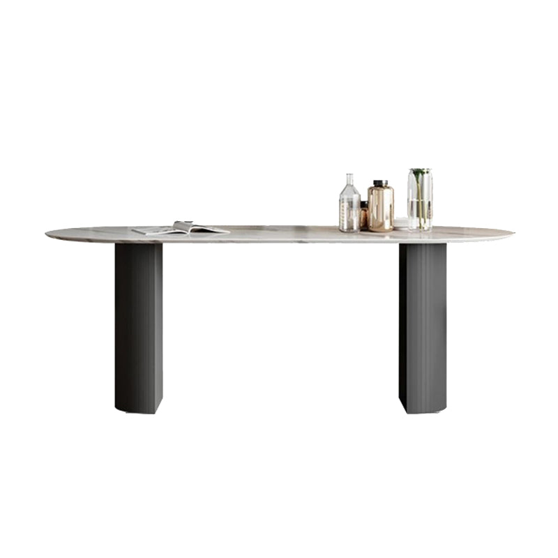 Modern Style Sintered Stone Dining Table Set White 1/5/7 Pieces Dining Set for Home Use