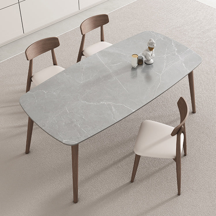 Tavolo da pranzo della metà del secolo tavolo da pranzo superiore con base in legno massiccio