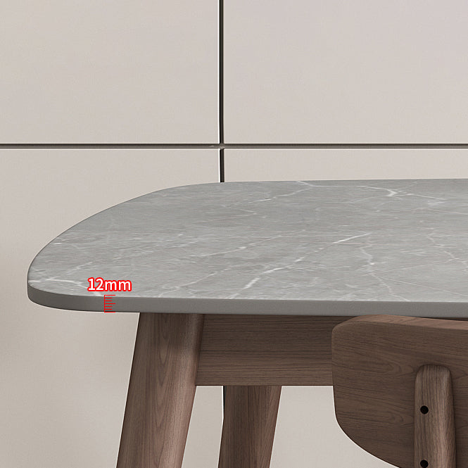 Tavolo da pranzo della metà del secolo tavolo da pranzo superiore con base in legno massiccio