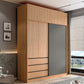 Engineered Wood Wardrobe Cabinet With Drawer Modern Wardrobe Armoire Clearhalo 'Armoires & Wardrobes' 'armoires_wardrobes' 'Bedroom Furniture' 'furn' 'furn_armoires_wardrobes' 'Furniture' 5900062
