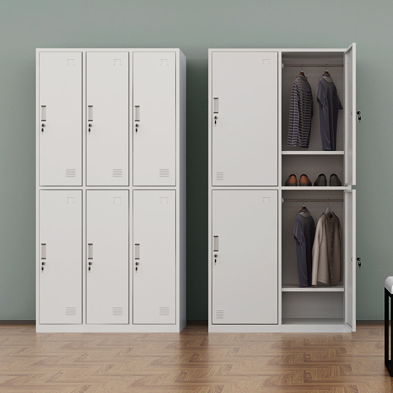 Contemporary Hinged Wardrobe Cabinet Steel Wardrobe Closet for Home