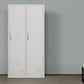 Contemporary Hinged Wardrobe Cabinet Steel Wardrobe Closet for Home