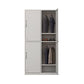 Contemporary Hinged Wardrobe Cabinet Steel Wardrobe Closet for Home
