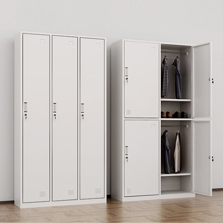 Contemporary Hinged Wardrobe Cabinet Steel Wardrobe Closet for Home