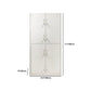 Contemporary Hinged Wardrobe Cabinet Steel Wardrobe Closet for Home