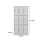 Contemporary Hinged Wardrobe Cabinet Steel Wardrobe Closet for Home