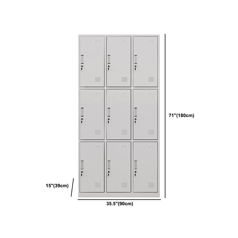 Contemporary Hinged Wardrobe Cabinet Steel Wardrobe Closet for Home
