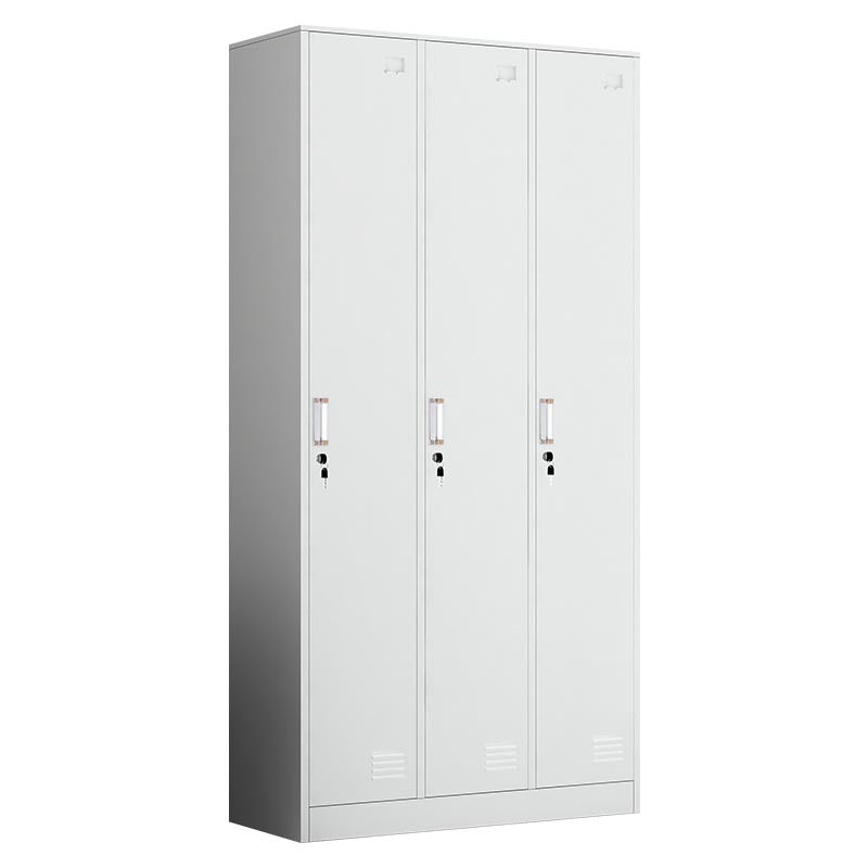 White Steel Wardrobe Armoire Contemporary Hinged Wardrobe Cabinet 3 Clearhalo 'Armoires & Wardrobes' 'armoires_wardrobes' 'Bedroom Furniture' 'furn' 'furn_armoires_wardrobes' 'Furniture' 5900191